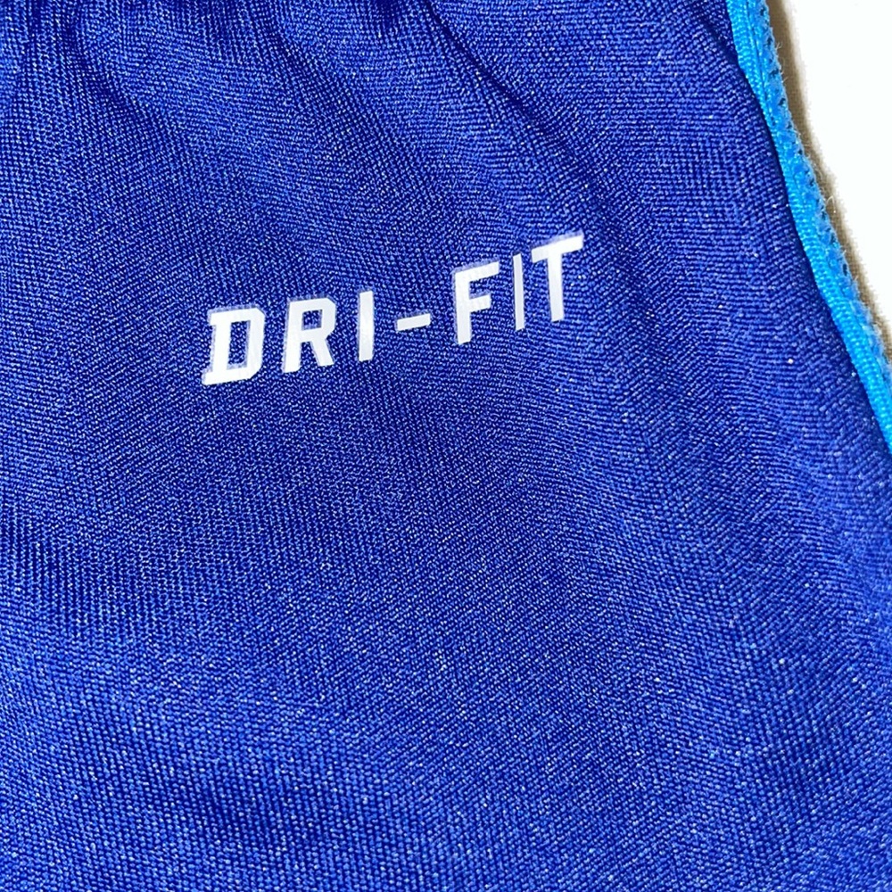 Nike dry fit boys jersey shorts. Navy and turquoise blue. NWTπβ€οΈ - Picture 5 of 5